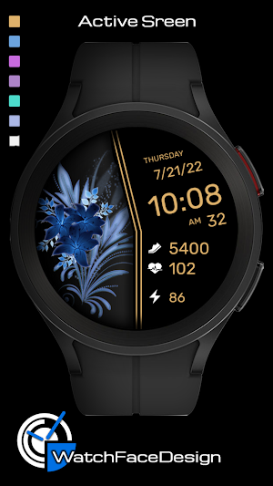 WaTchG006: Digital watch face Screenshot 1