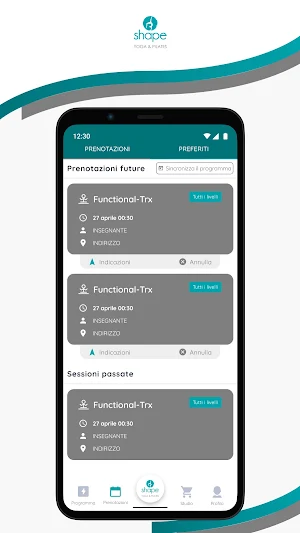 ShapeYogaePilates Screenshot 2