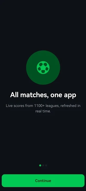 FootLive - Match Scores Screenshot 0