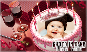 Birthday Cake photo frame Screenshot 1