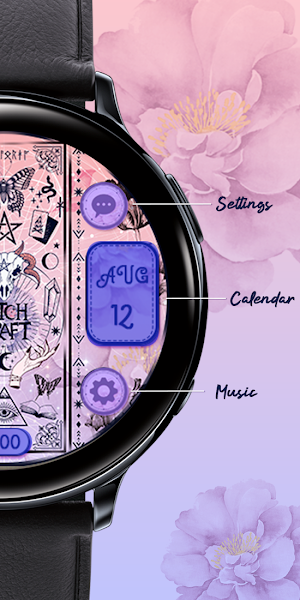 Witchcraft Card_Watchface Screenshot 2