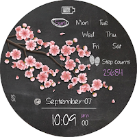 BFF134- Blackboard Art Cherry