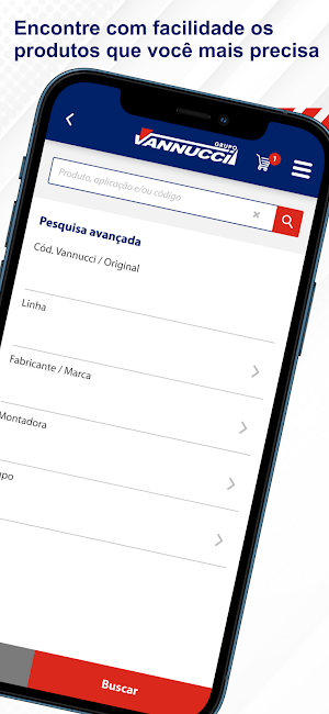 Grupo Vannucci - Catálogo Screenshot 1