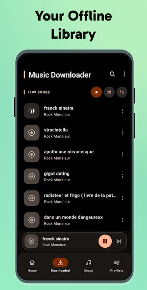 Music Downloader & Mp3 Player Screenshot 2