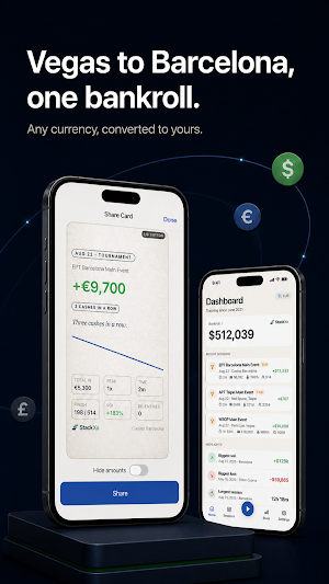 StackXo Poker Bankroll Tracker Screenshot 2