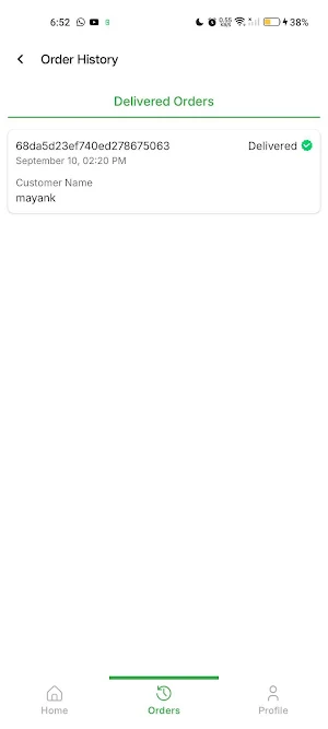 OnAp Delivery Partner App Screenshot 2