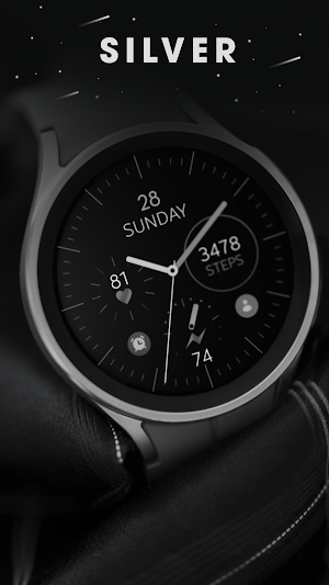 Minimal Orange v27 watch face Screenshot 2