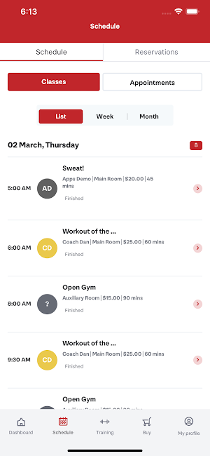 Parsons Sports Performance Screenshot 2