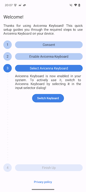 Avicenna Keyboard Screenshot 2