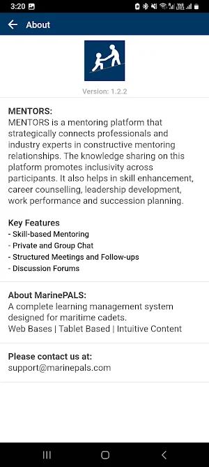 Marine Mentors Screenshot 2