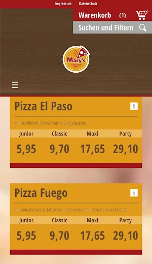 Mary's Pizza v2 Screenshot 0