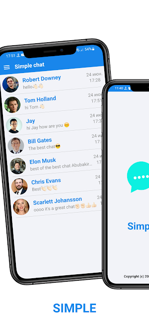 Simple chat Screenshot 0