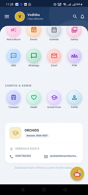 ORCHIDS THE WORLD SCHOOLPARENT Screenshot 1