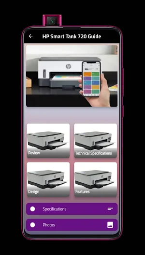 HP Smart Tank 720 Guide Screenshot 0