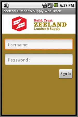 Zeeland Lumber & Supply Web Tr Screenshot 0