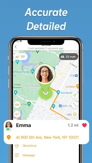 Friends & Family Tracker App Screenshot 2