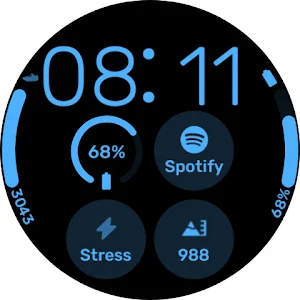 InfoGrid - Wear OS Watchface Screenshot 3