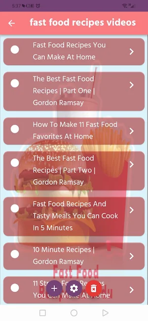 fast food recipes in urdu Screenshot 0