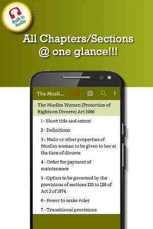 Muslim Women Act 1986 Screenshot 0