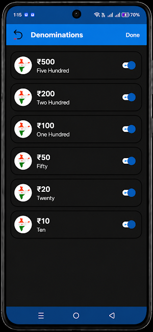 Cash Counting Calculate -Money Screenshot 2