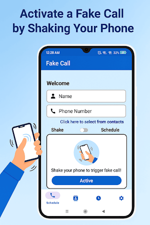 Fake Call Prank - Shake Phone Screenshot 2