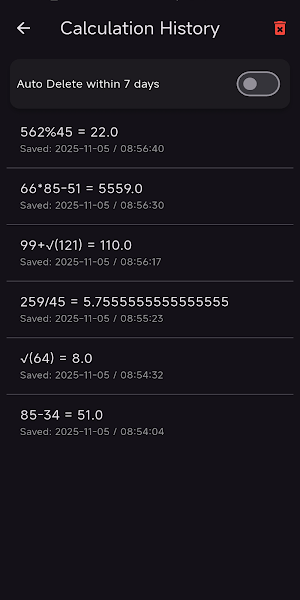 Calculator Screenshot 2