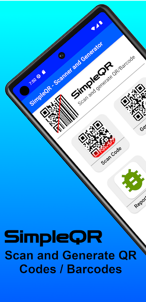 SimpleQR - Scan & Create Codes Screenshot 0