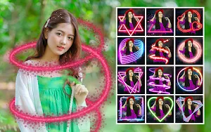 Flower crown photo editor neon Screenshot 2