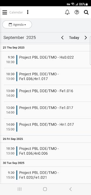 MyBUas Student App Screenshot 1