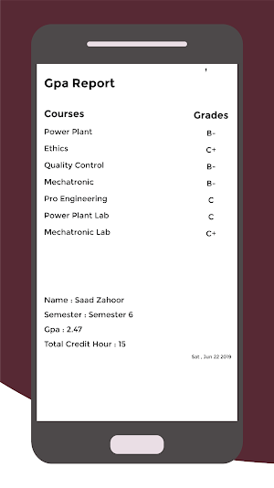 GPA Calculator Screenshot 2
