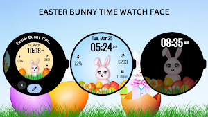 Easter Bunny Time Watch Face Screenshot 2