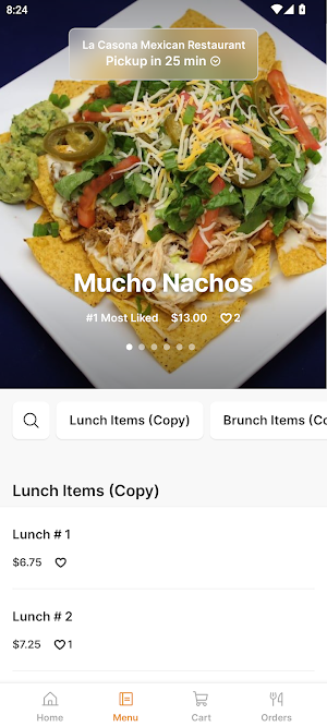 La Casona Mexican Restaurant Screenshot 1