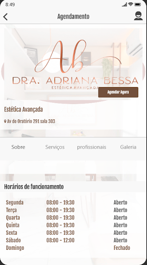 Clínica Adriana Bessa Screenshot 2