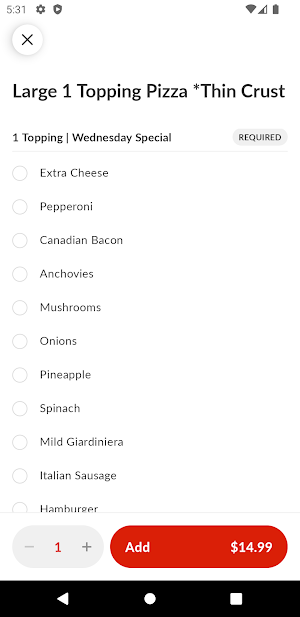 Luigi's Plainfield Screenshot 3
