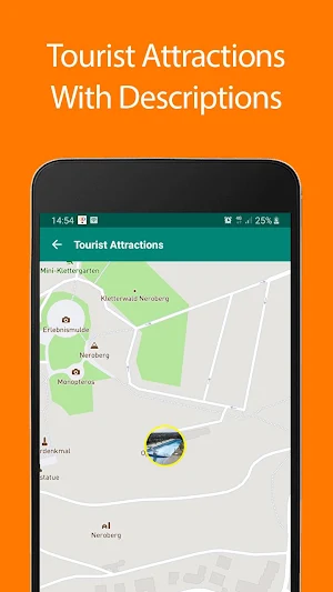 Wiesbaden Offline Map and Travel Guide Screenshot 0