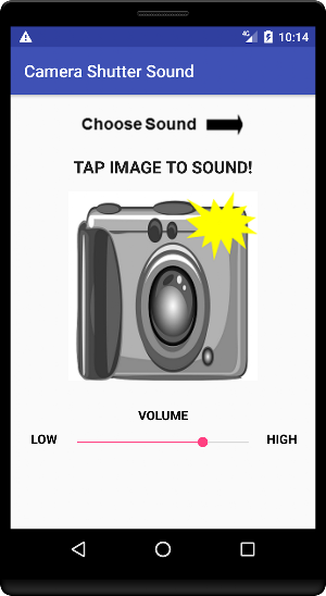 Camera Shutter Sound Screenshot 1