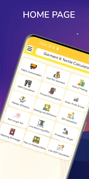 Garment & Textile Calculator Screenshot 3