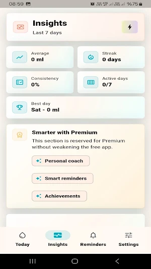Hydra Coach: Water Reminder Screenshot 2