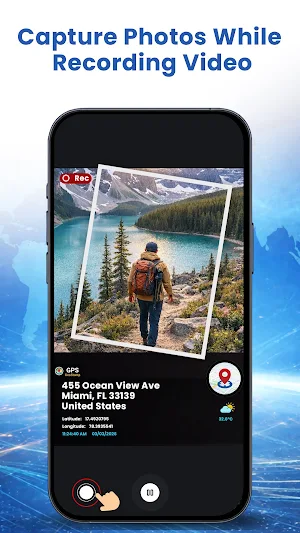 GPS Video Camera with Location Screenshot 1
