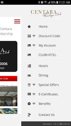 Centara Privilege Club Screenshot 1