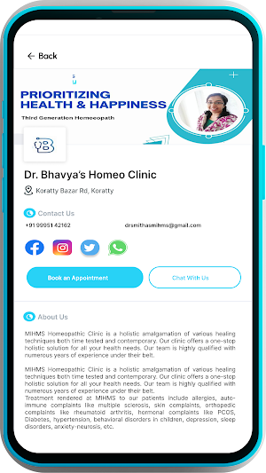 Dr Bhavya's Homoeopathy Screenshot 1