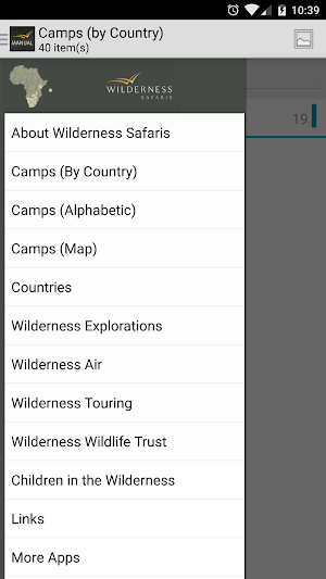 Wilderness Safaris Manual Screenshot 0