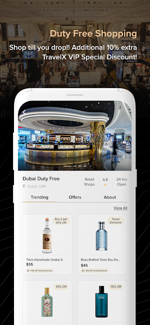TravelX VIP Screenshot 1