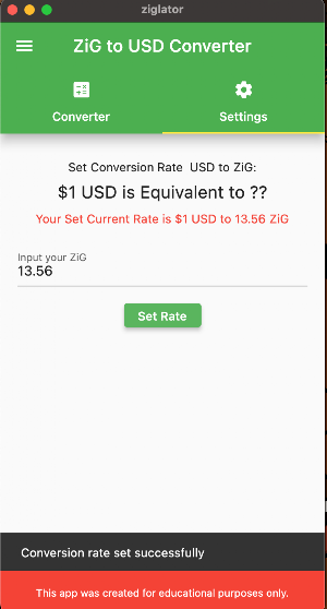 ZiGlator Screenshot 2