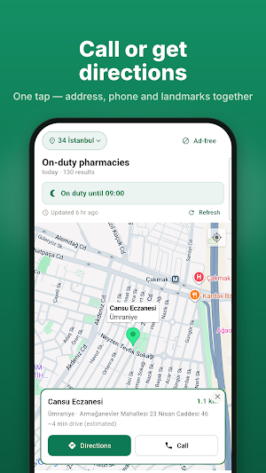 Eczanow: Pharmacy Finder Screenshot 2