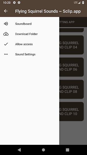Flying Squirrel Sound Collections ~ Sclip.app Screenshot 3
