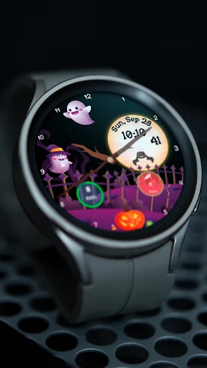 Halloween Tomb Watch Face Screenshot 2