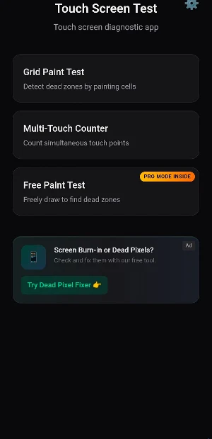 Touch Screen Test & Dead Zone Screenshot 2