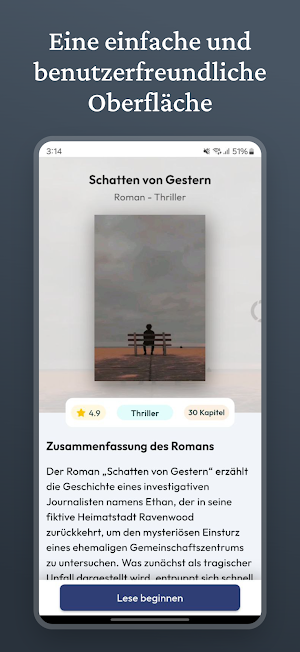 Roman Schatten von Gestern Screenshot 1