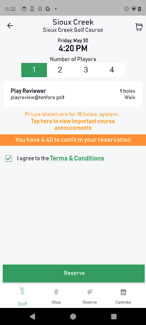 Sioux Creek Golf Course Screenshot 1